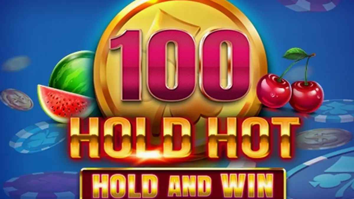 Interface do slot 100 Hold Hot Hold and Win em um smartphone